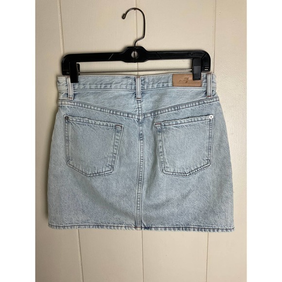 Seven‎ For All Mankind Skirt Womens 28 Denim - Picture 2 of 6